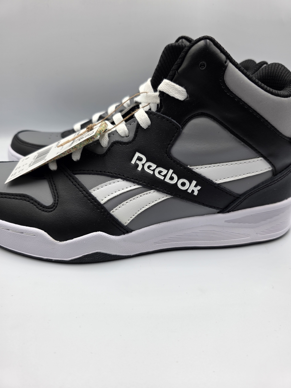 Reebok Black and White Royal Basketball Shoes